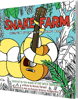 Closeup shot of the Snake Farm Book Cover